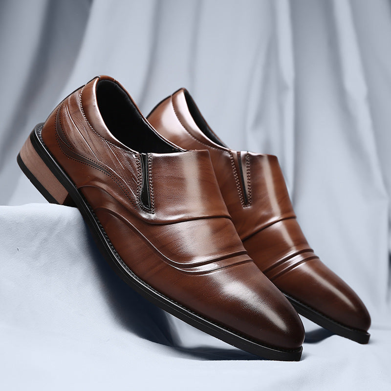Denvor Businessschuhe aus strukturiertem Leder
