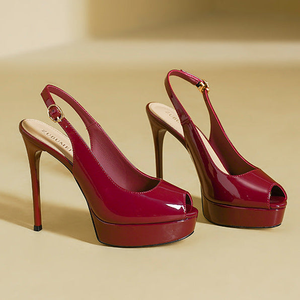 Tacones de cuero Arvella