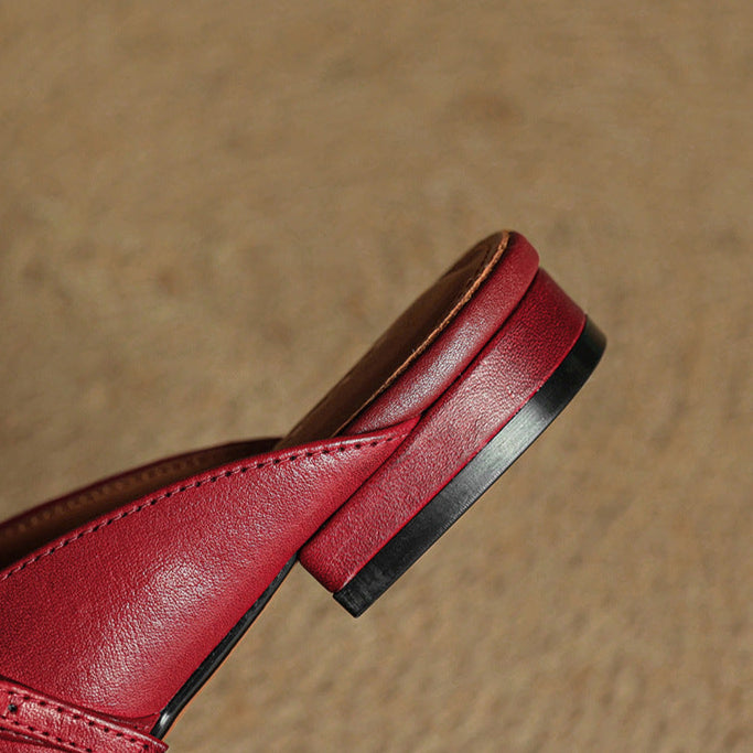 Mules Miral in vera pelle