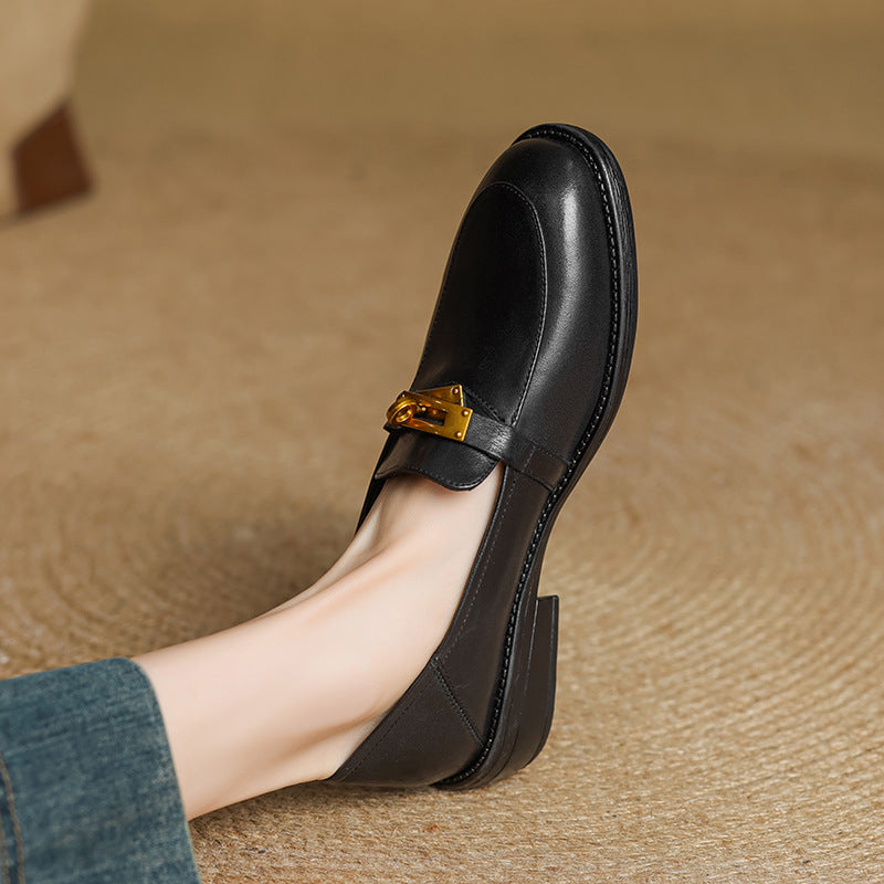 Lena Loafers i Äkta Läder