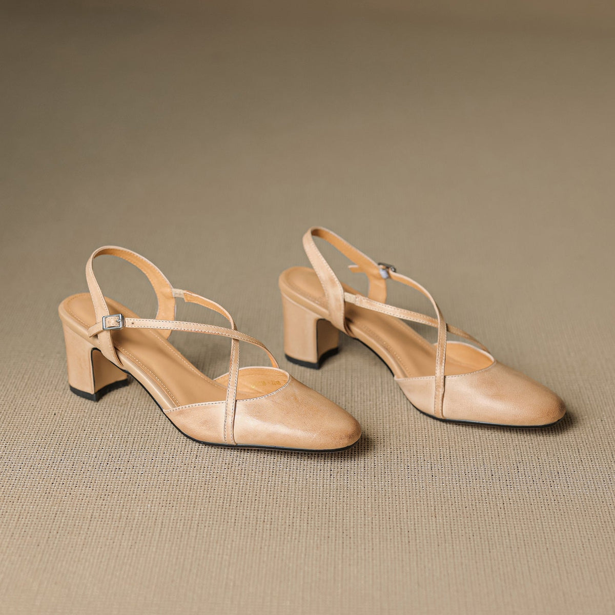 Blenza Slingbacks aus echtem Leder
