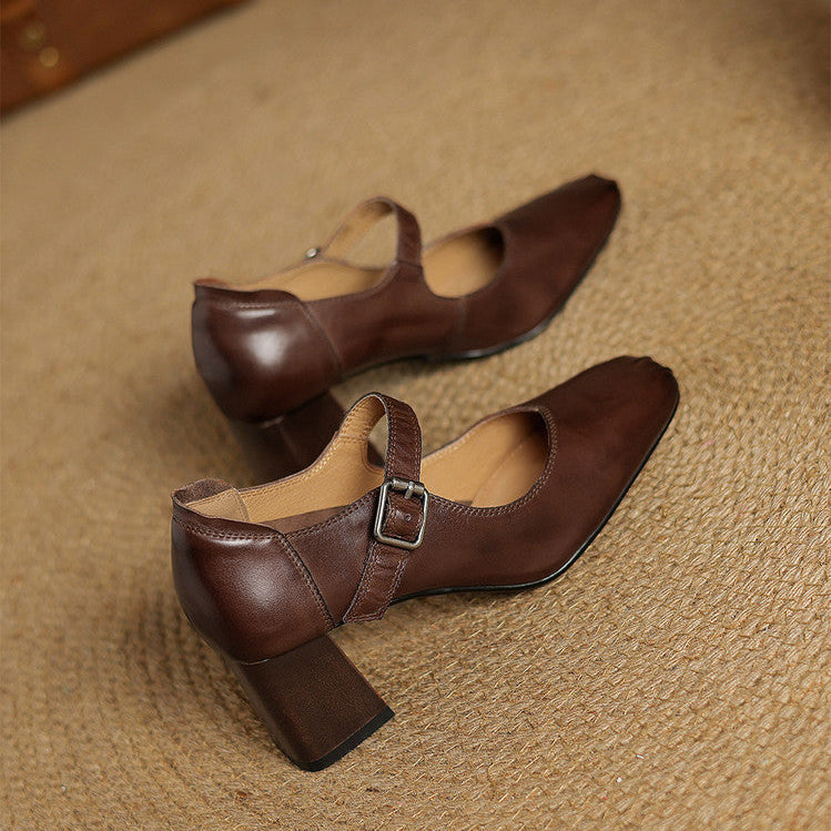 Tacchi Cira in vera pelle