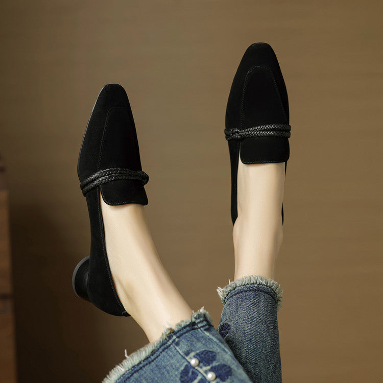 Aven Genuine Suede Loafers