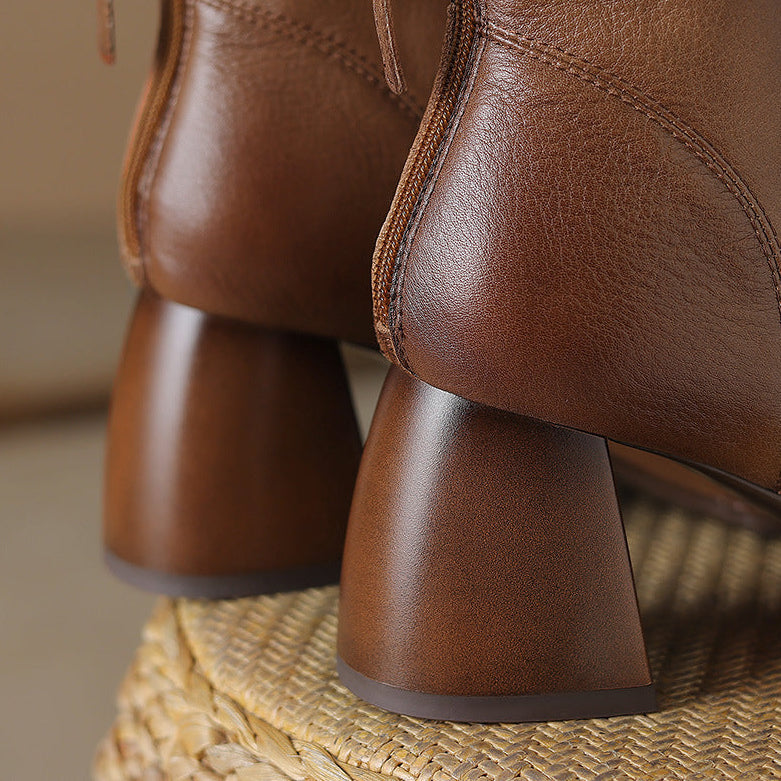 Botas Calisse de cuero genuino