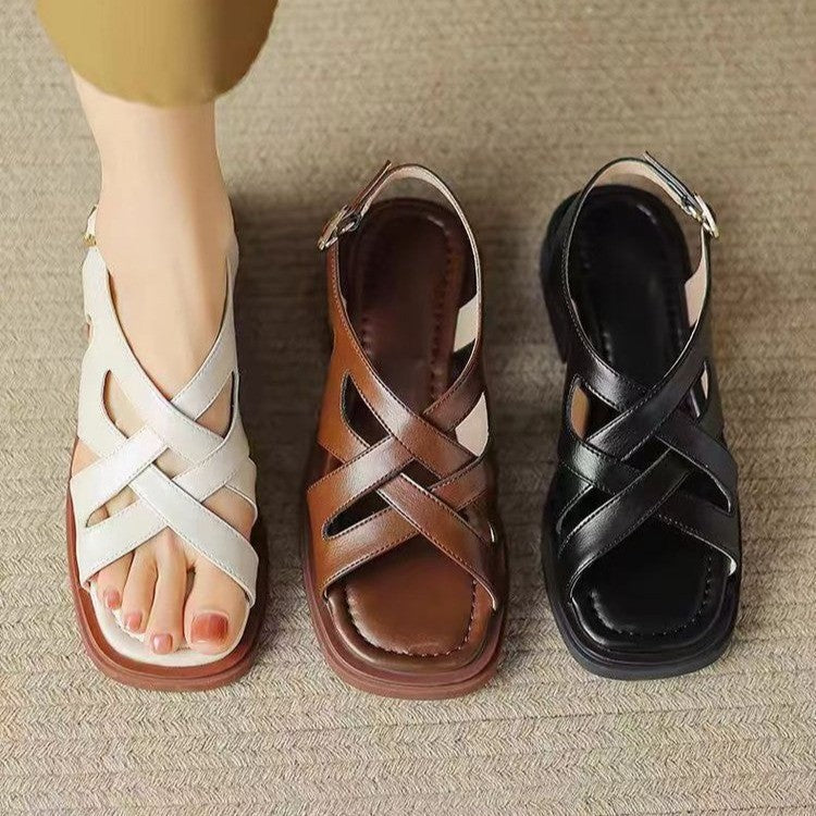 Sandalias de cuero Monika