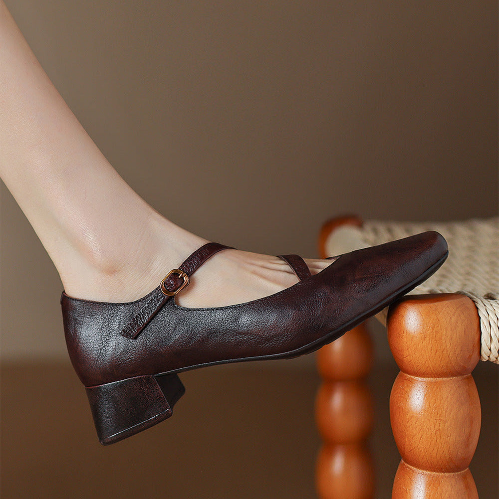 Tacones Ossa de cuero genuino
