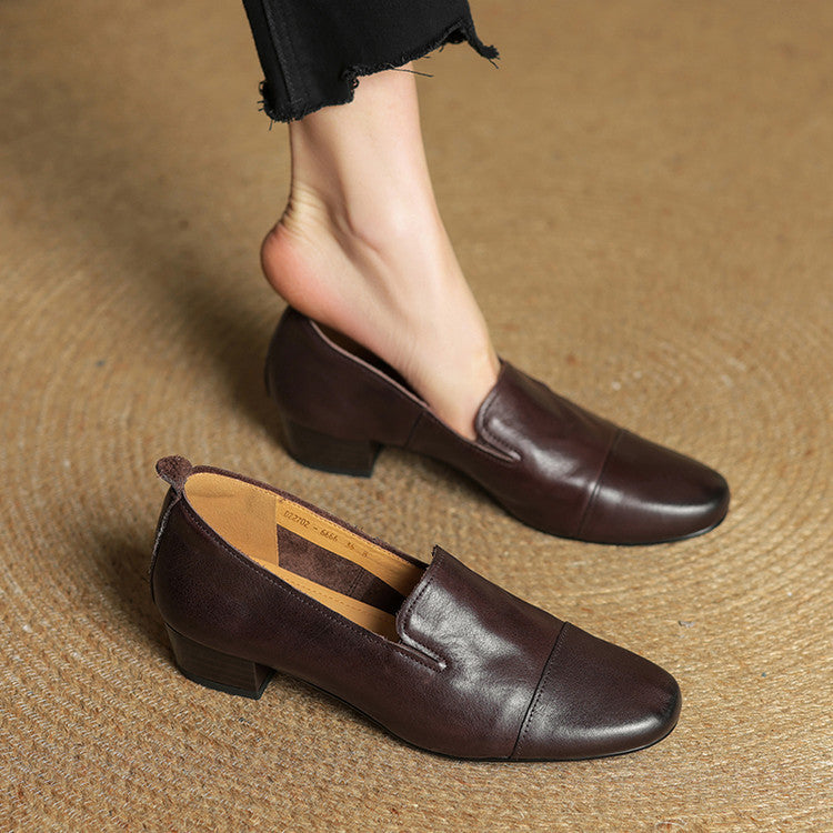 Leena Loafers i Äkta Läder