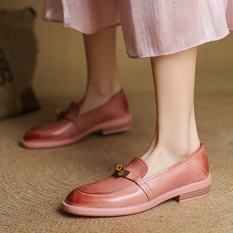 Lena Loafers i Äkta Läder