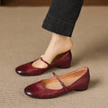 Scarpe basse Rose in vera pelle