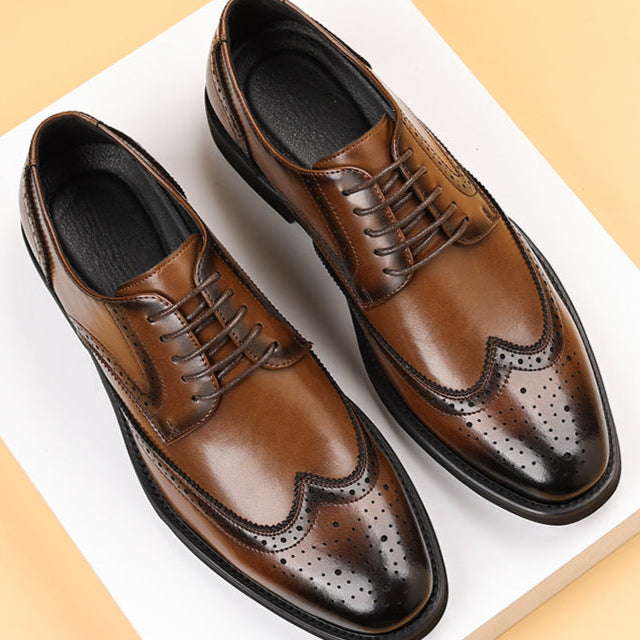 Sapatos Prescot em Pele Genuína