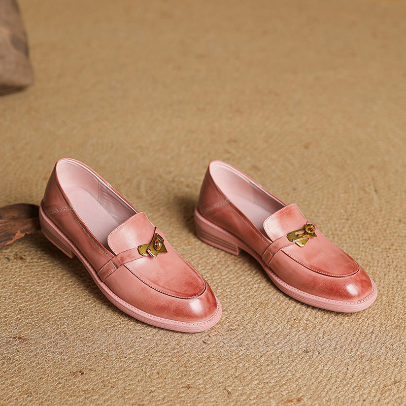 Lena Loafers i Äkta Läder