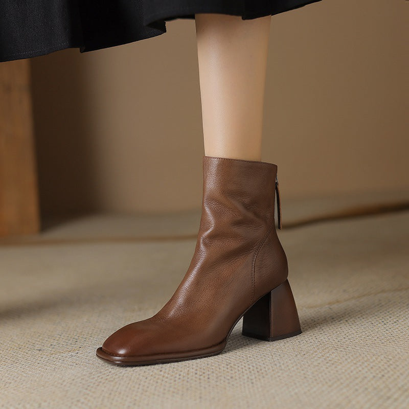 Botas Calisse de cuero genuino