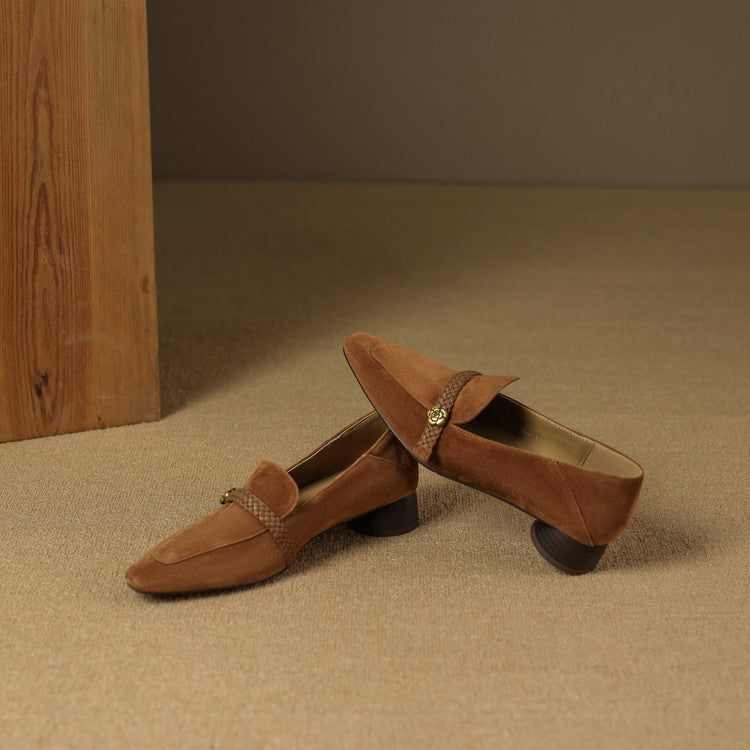 Vimi loafers i ægte ruskind