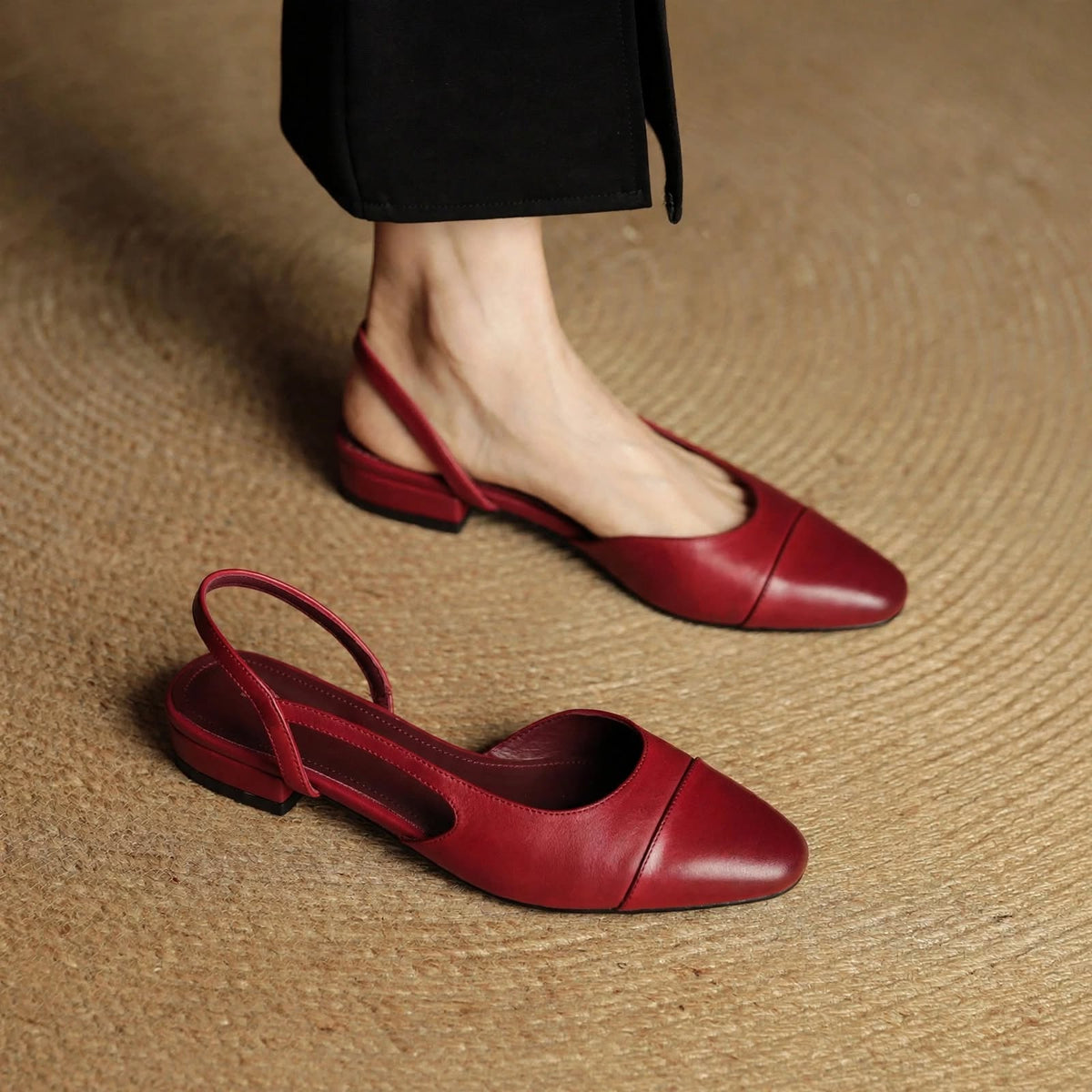 Ada Mules aus echtem Leder