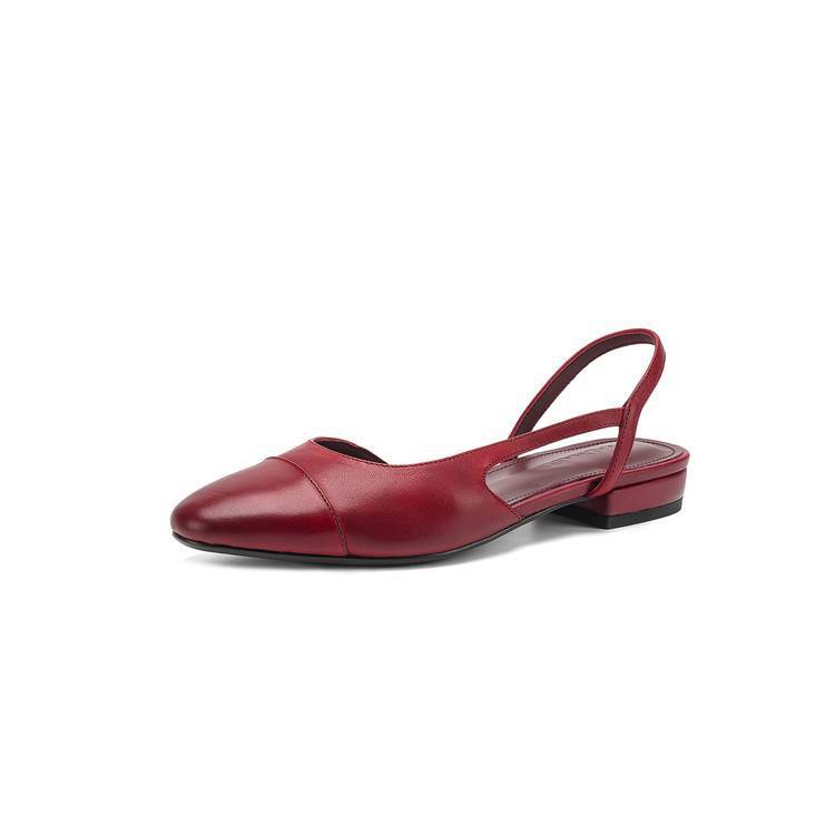 Mules Ada de cuero genuino