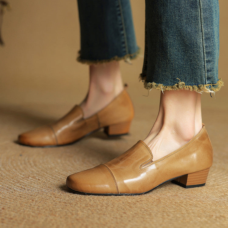 Leena Loafers i Äkta Läder