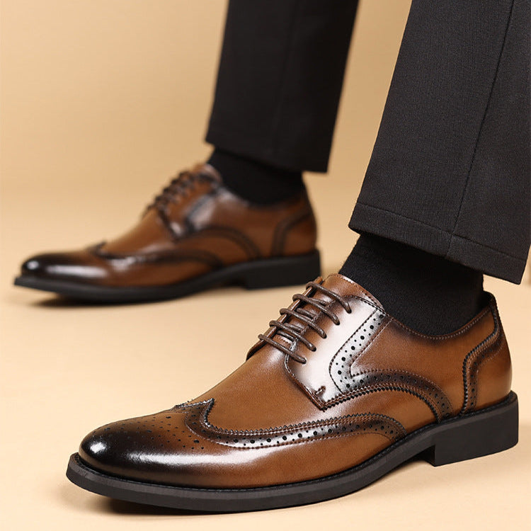 Sapatos Prescot em Pele Genuína