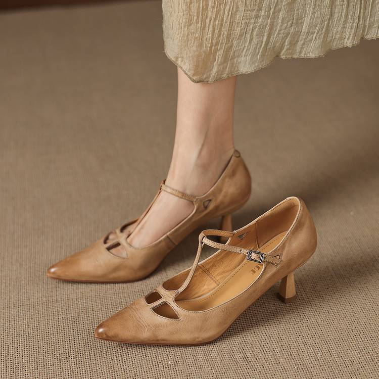 Tacchi Lucia in vera pelle