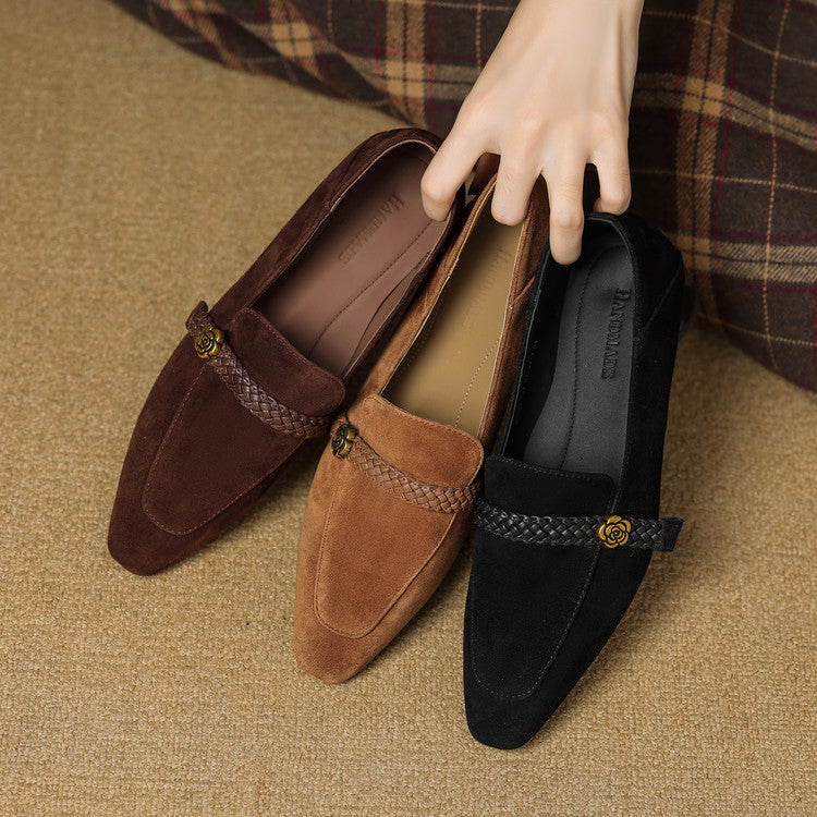 Vimi loafers i ægte ruskind