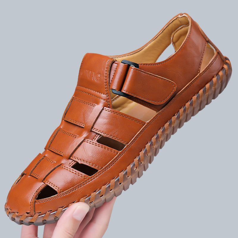 Kevan Ledersandalen mit geschlossener Zehenpartie