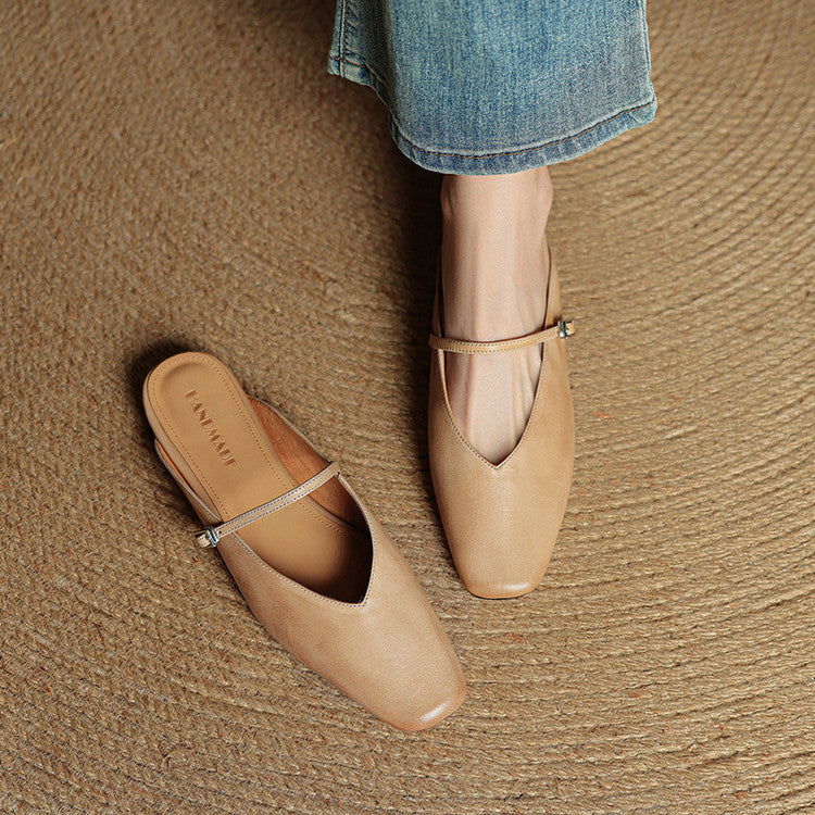 Mules Virela in vera pelle