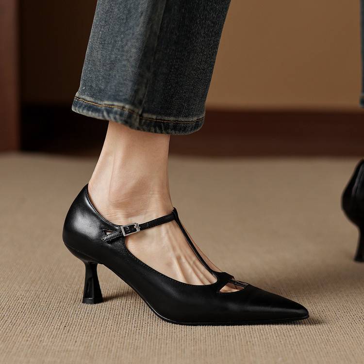 Tacchi Lucia in vera pelle