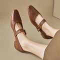 Minara pumps i ægte læder