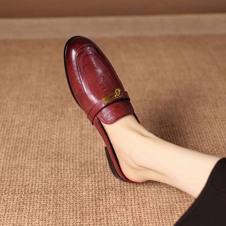 Mules Fiorella en cuir véritable