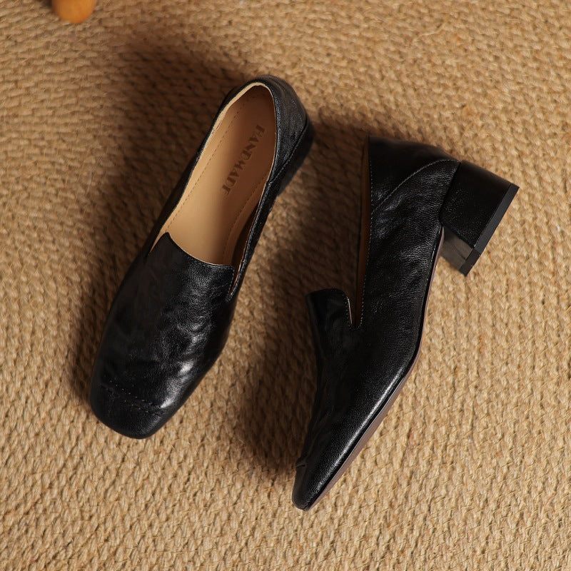 Alis loafers i ægte læder
