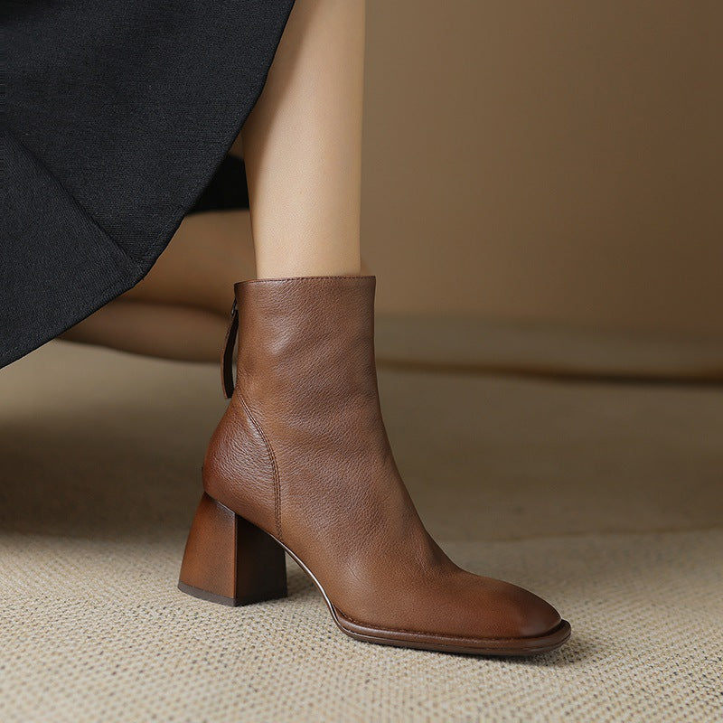 Botas Calisse de cuero genuino