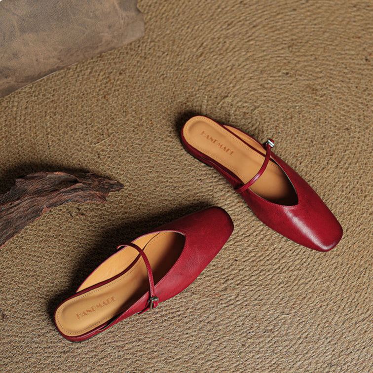 Mules Miral in vera pelle