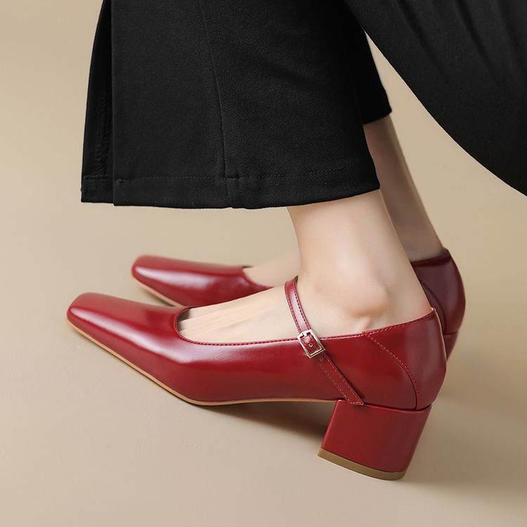 Tacchi Kristen in vera pelle