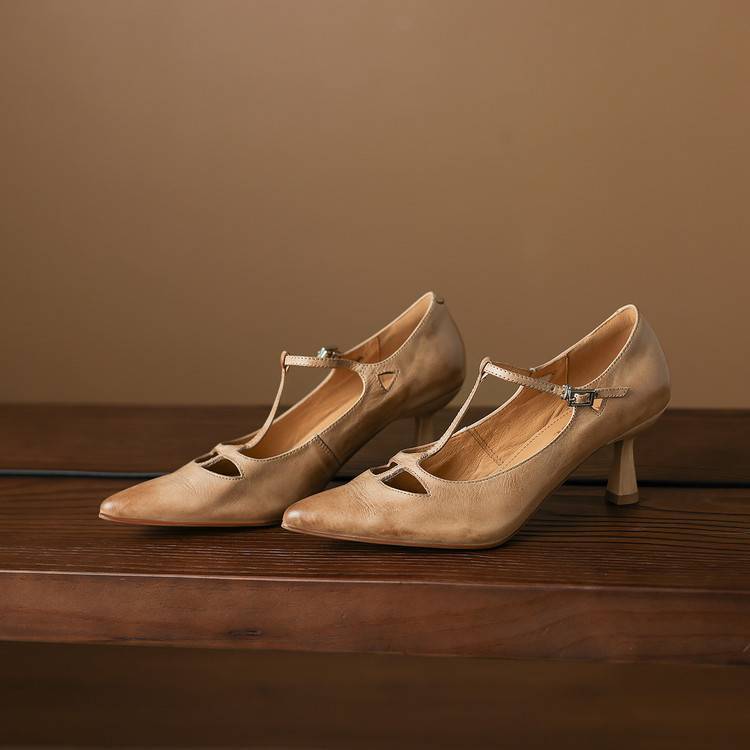Tacchi Lucia in vera pelle
