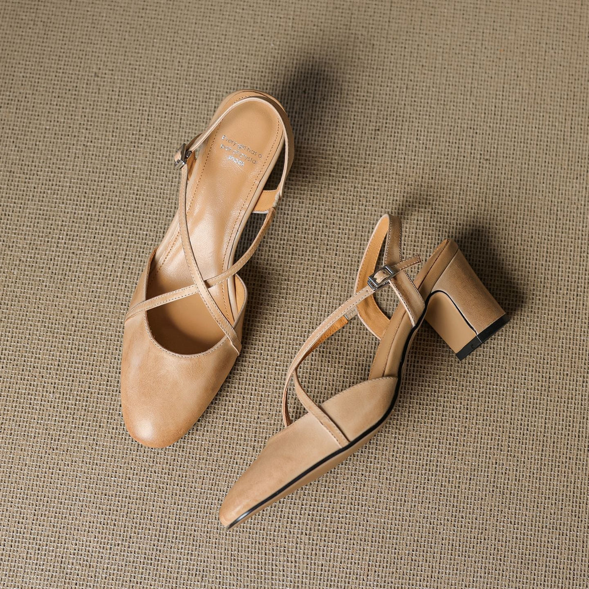 Blenza Slingbacks aus echtem Leder