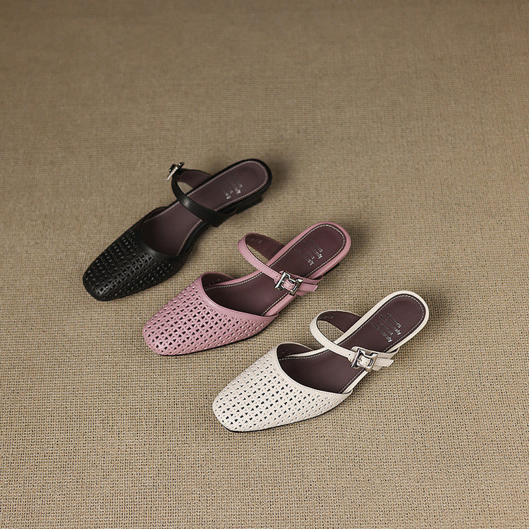 Mules Nilda in vera pelle