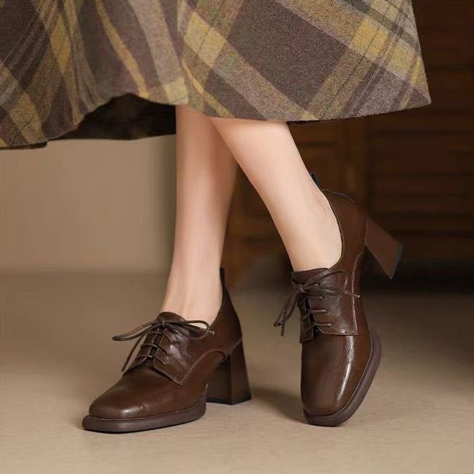 Tacones de cuero Julia