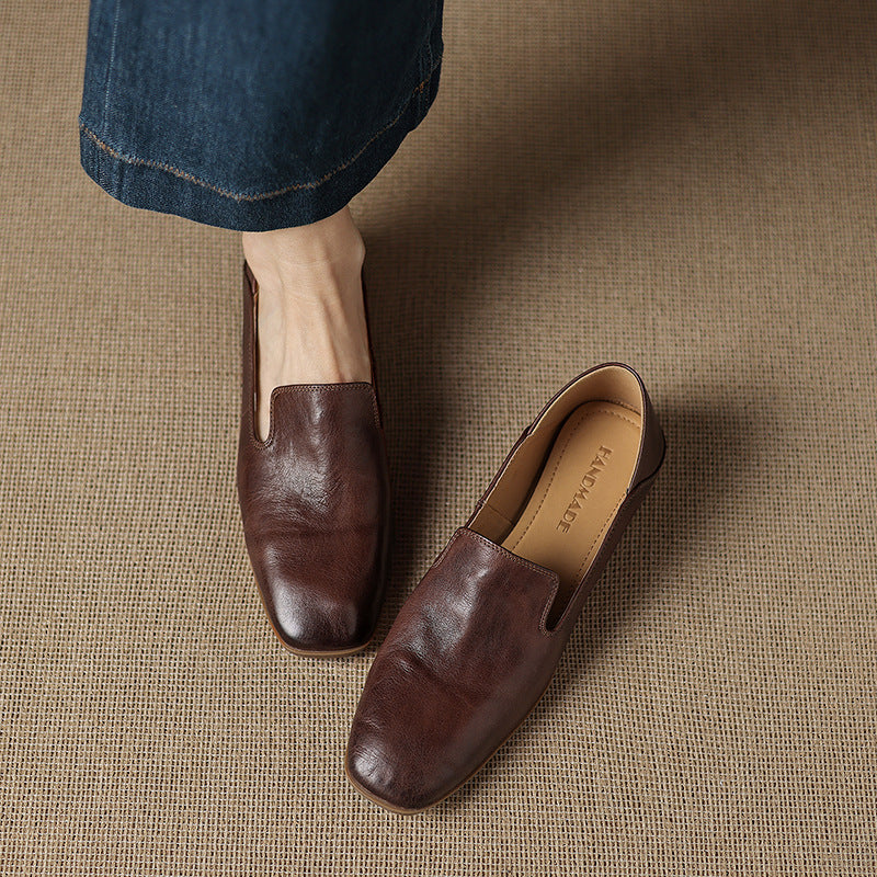 Mocassins Lennor em pele genuína