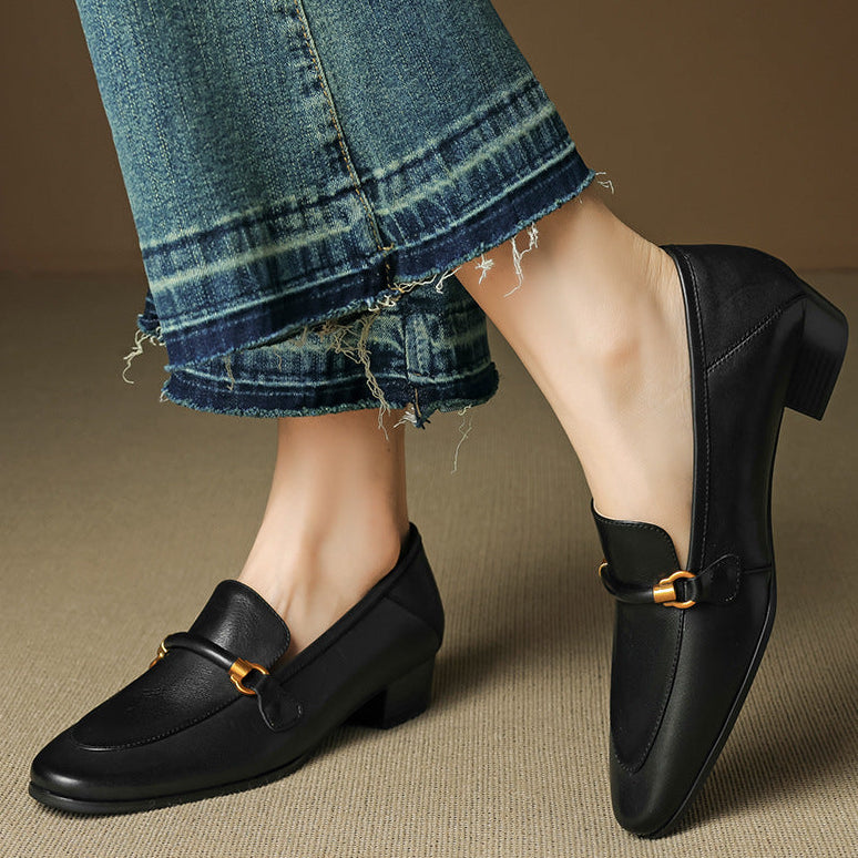 Mocassins Sera en cuir véritable