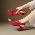 Tacchi slingback Velra in vera pelle