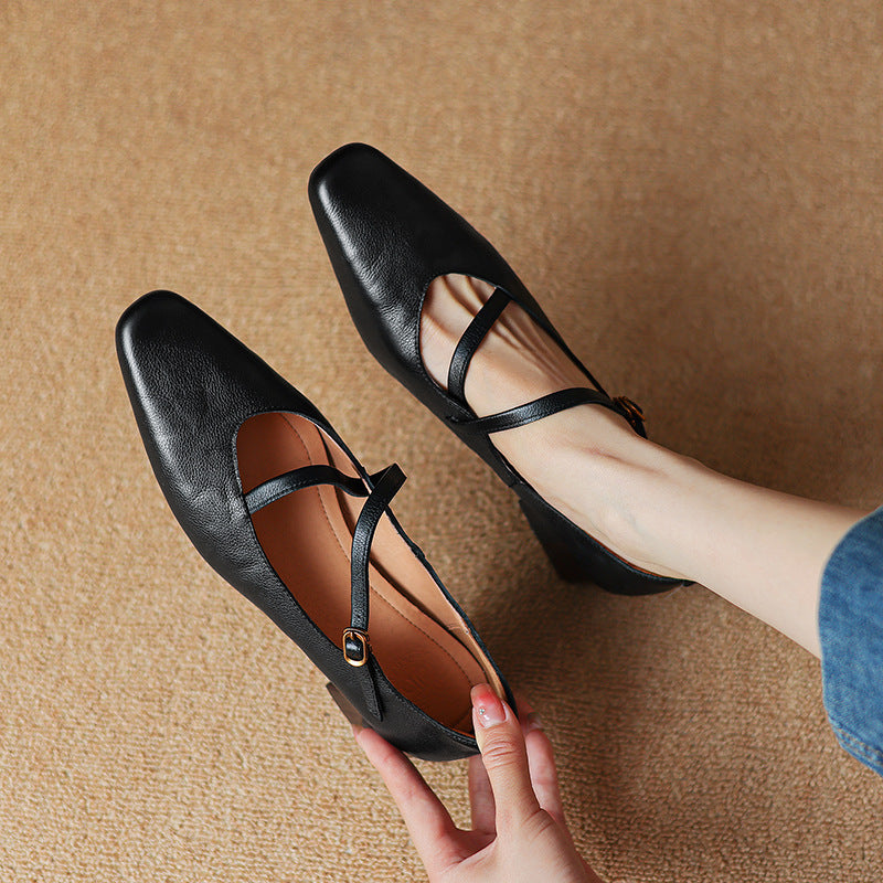 Tacones Ossa de cuero genuino