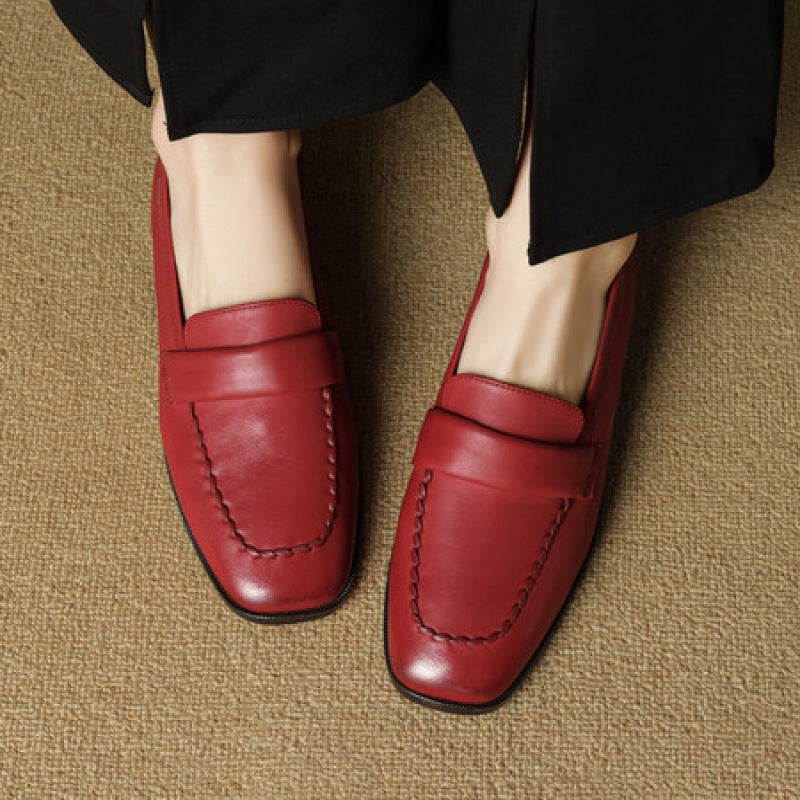 Evren loafers i äkta läder
