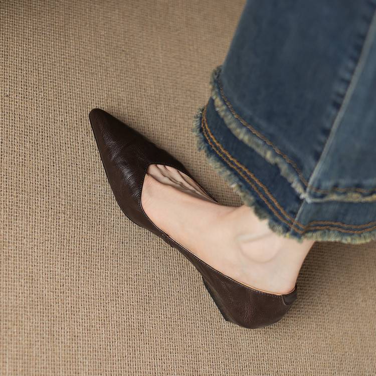Emry pumps van echt leer