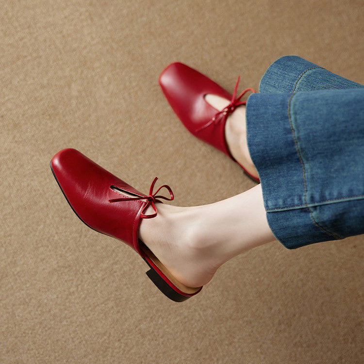 Mules Rosalia in vera pelle