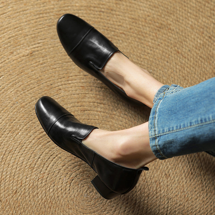 Leena Loafers i Äkta Läder