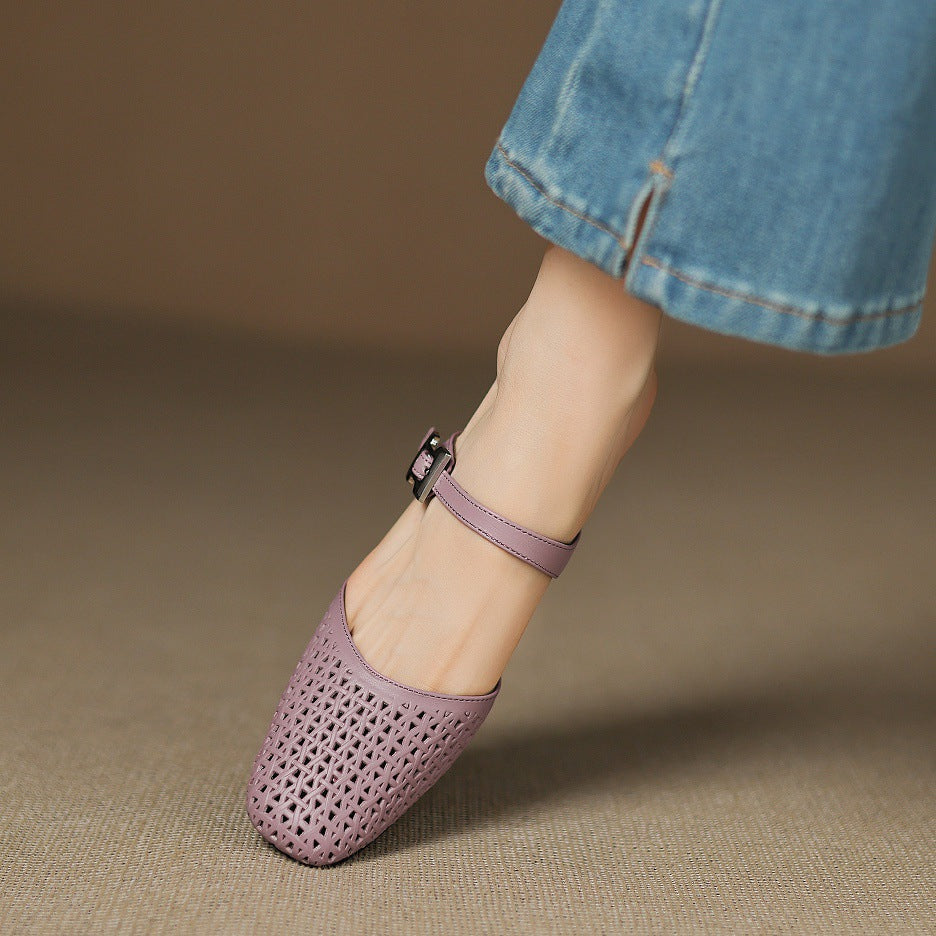 Mules Nilda in vera pelle