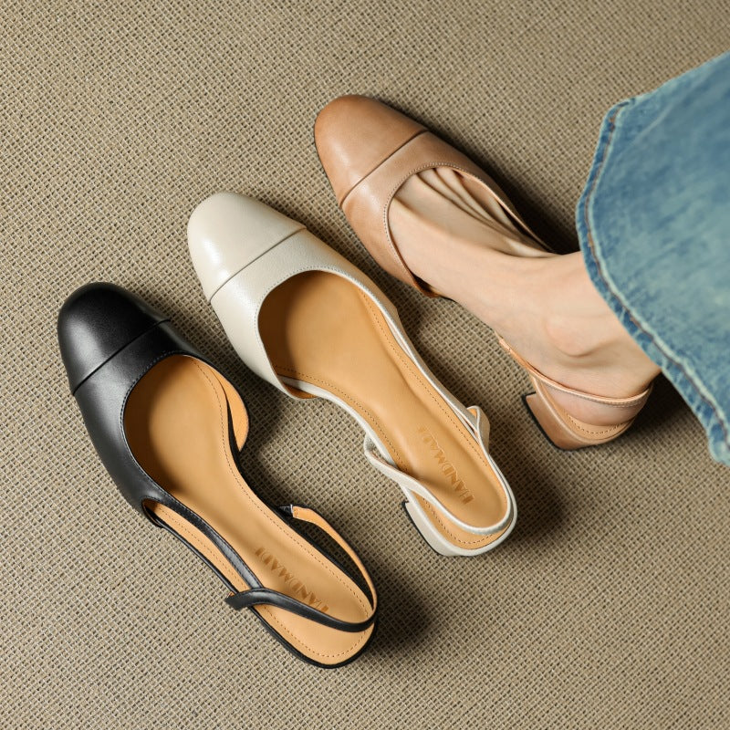 Zapatos de tacón Lureth de piel auténtica