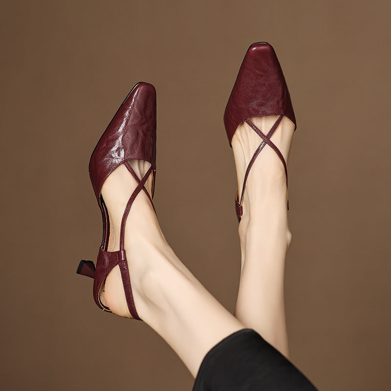 Tacchi Velta in vera pelle