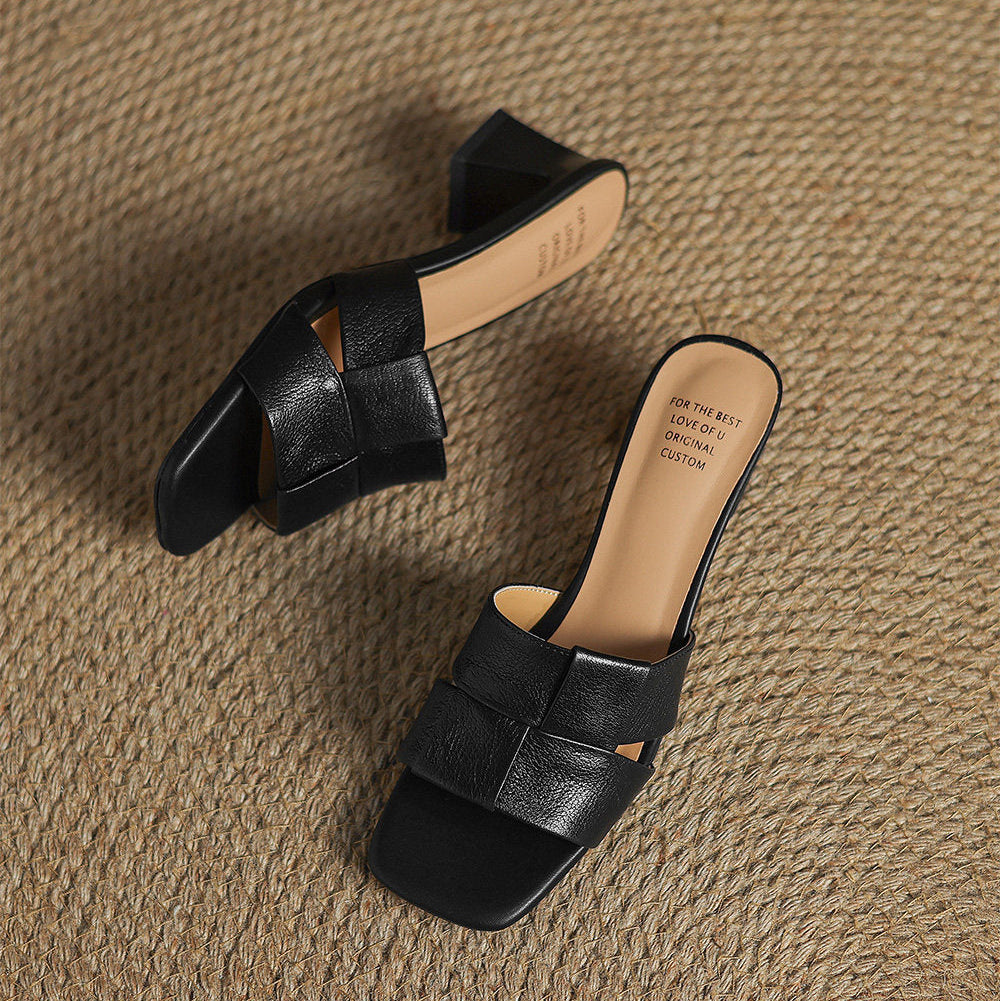 Mules Sereno de piel