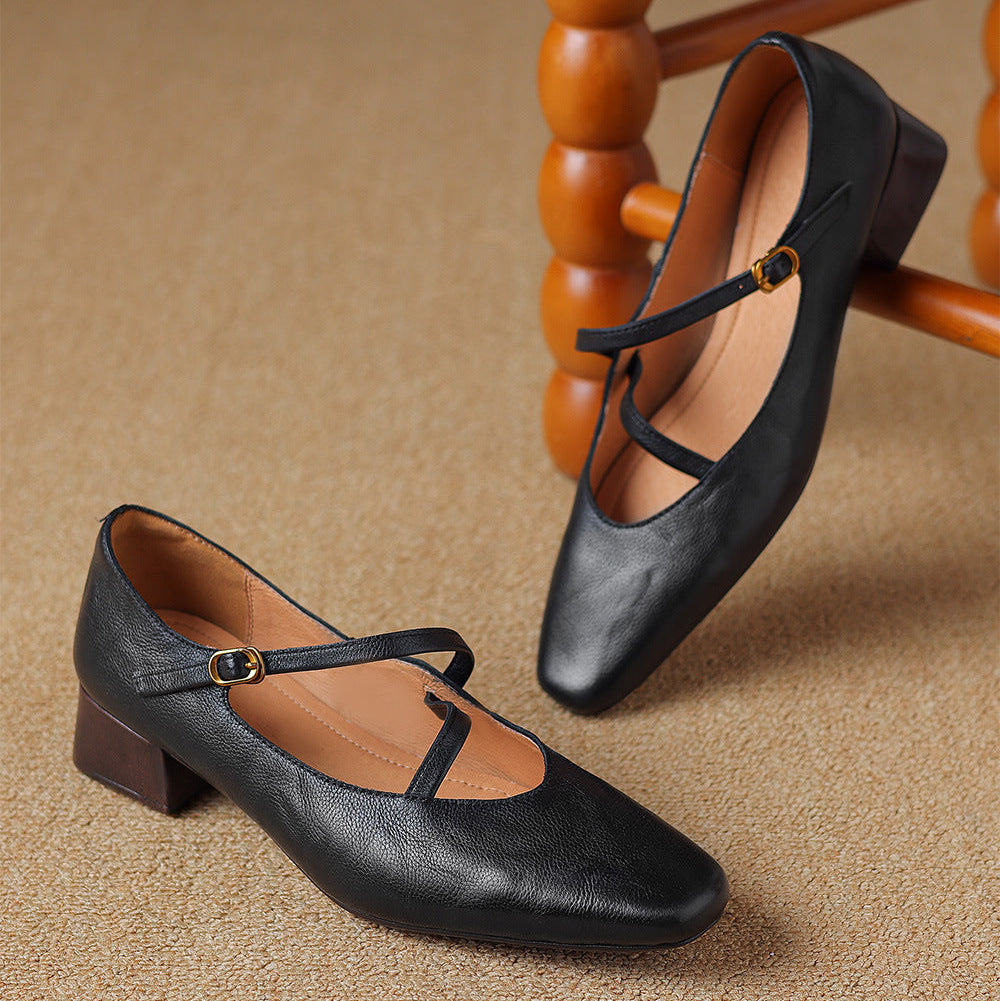 Tacones Ossa de cuero genuino