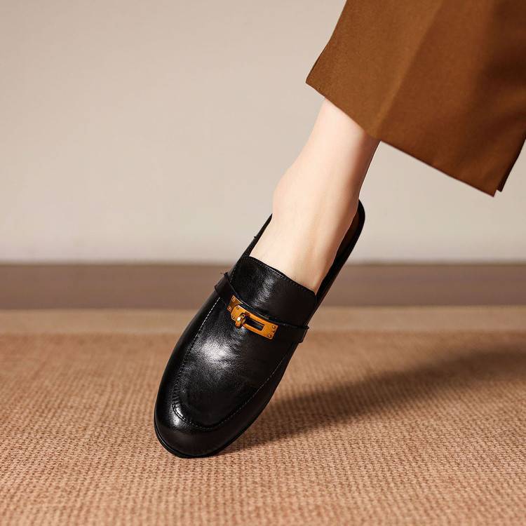 Mules Fiorella en cuir véritable